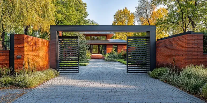 Gartenzaun Metall Polen