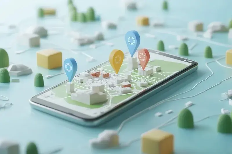 Jak wyslac pinezkę z google maps?