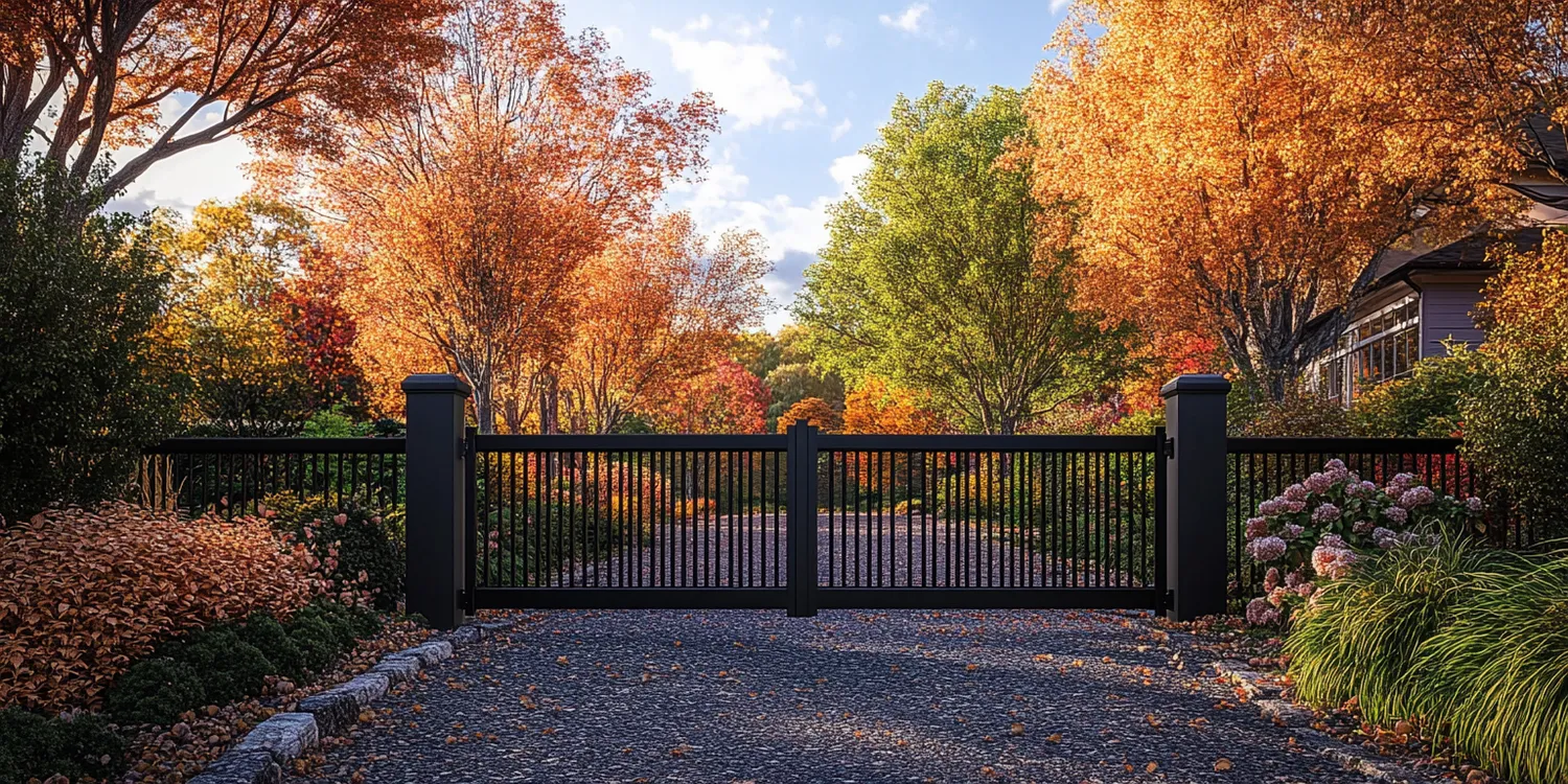 Zaun aus Polen mit Montage