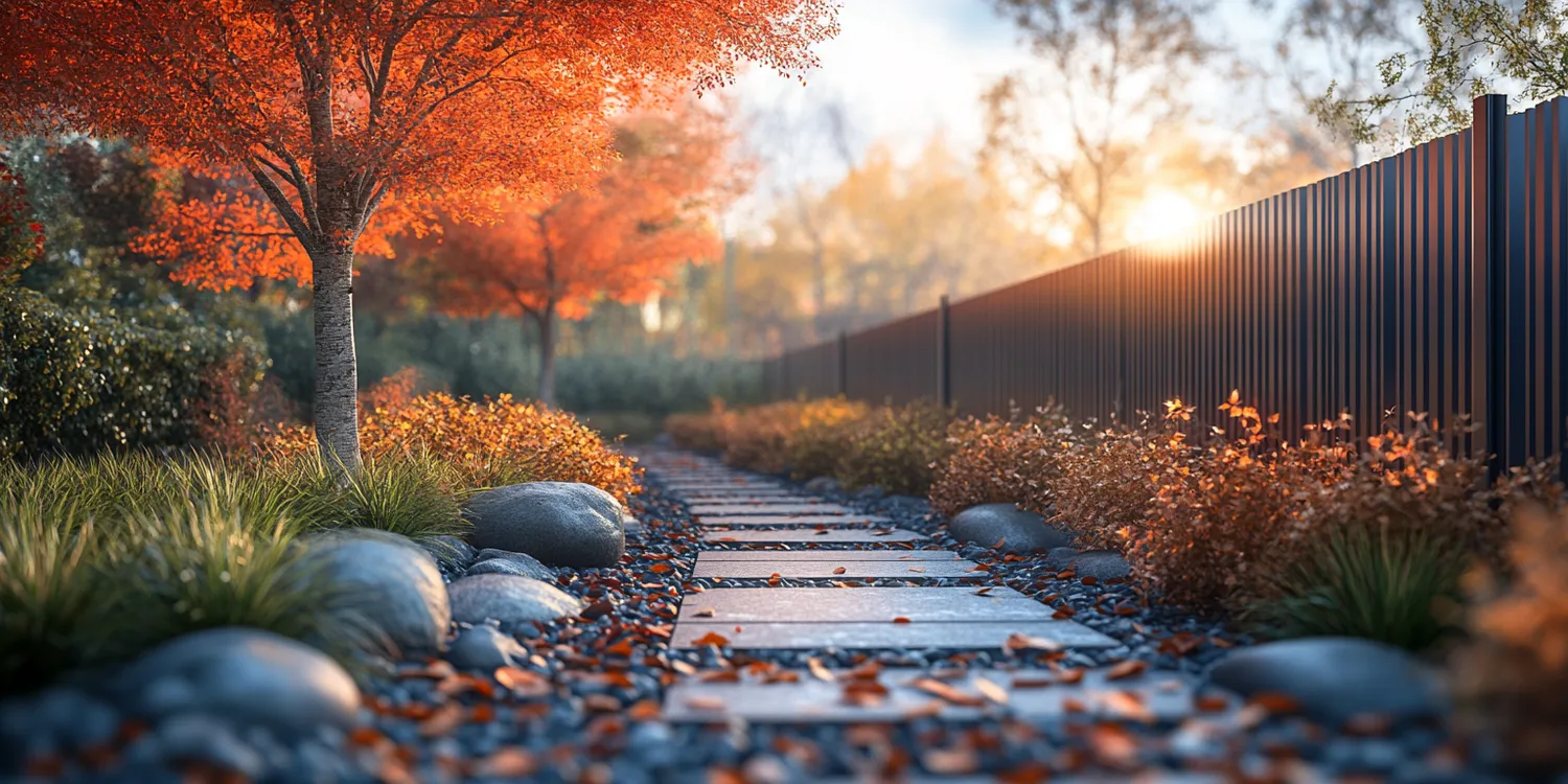 Polnische Metallzäune