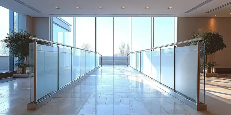 Balustrady szklane wewnętrzne Warszawa