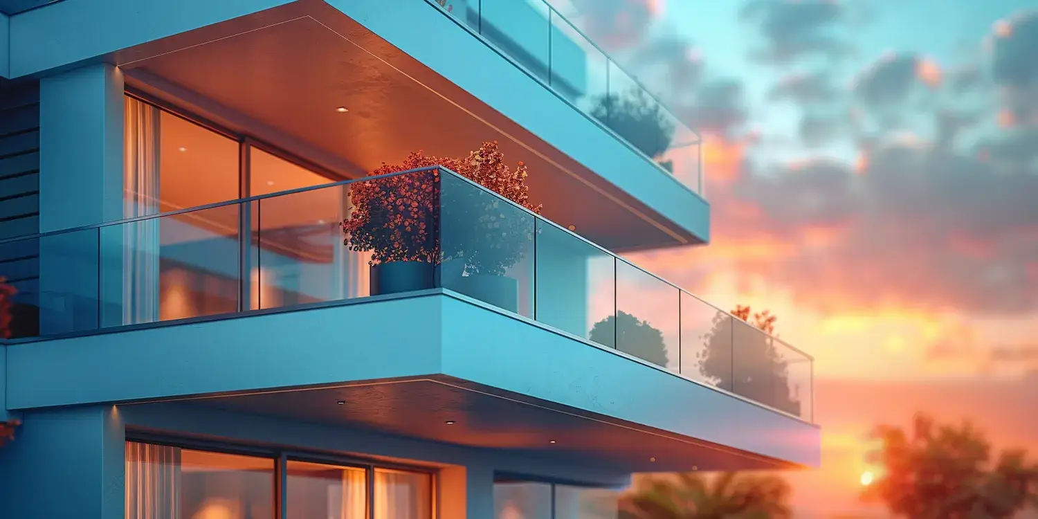 Balustrady szklane zewnętrzne Warszawa